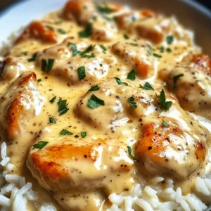 Creamy Smothered Chicken and Rice