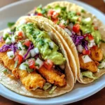 Crispy Baja Fish Tacos with Avocado Crema (30-Minutes)
