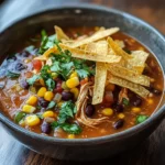 Crockpot Chicken Tortilla Soup