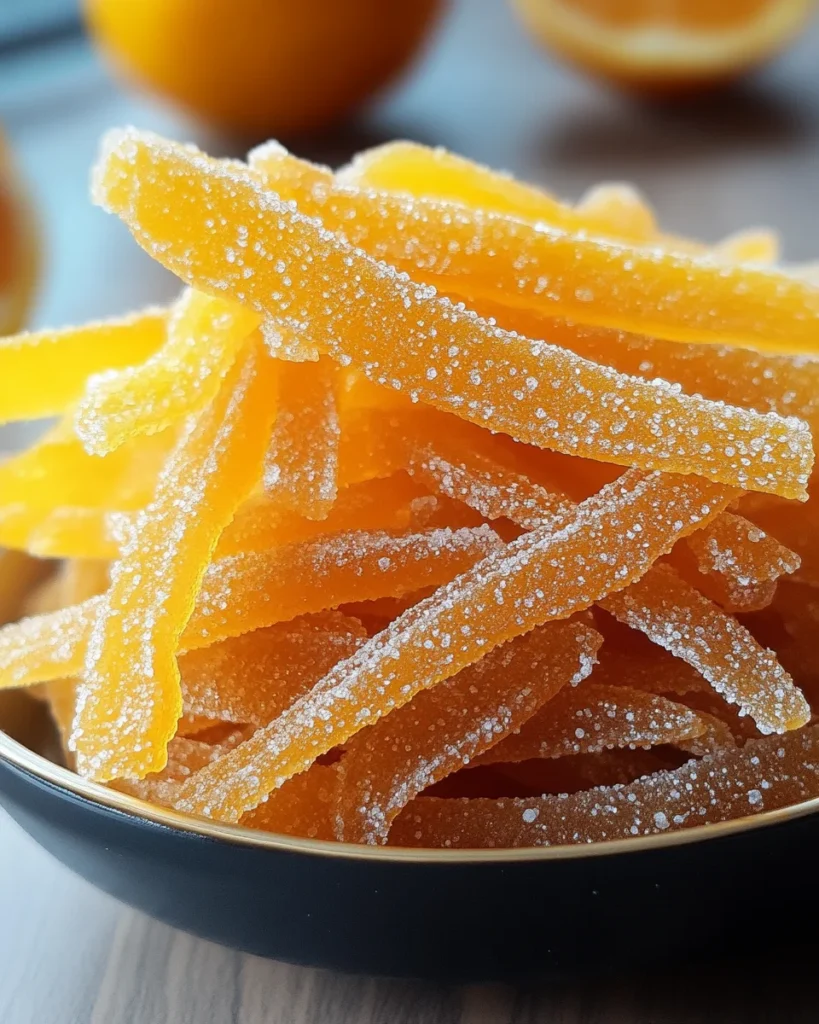Easy Candied Orange Peel