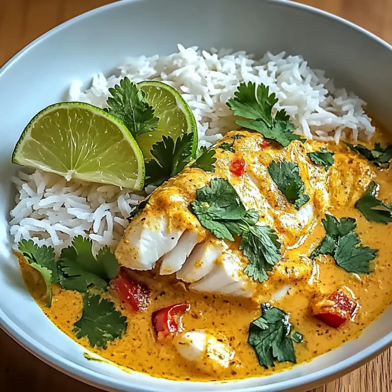 Easy Coconut Lime Fish Curry with Jasmine Rice: An Incredible 7-Step Recipe