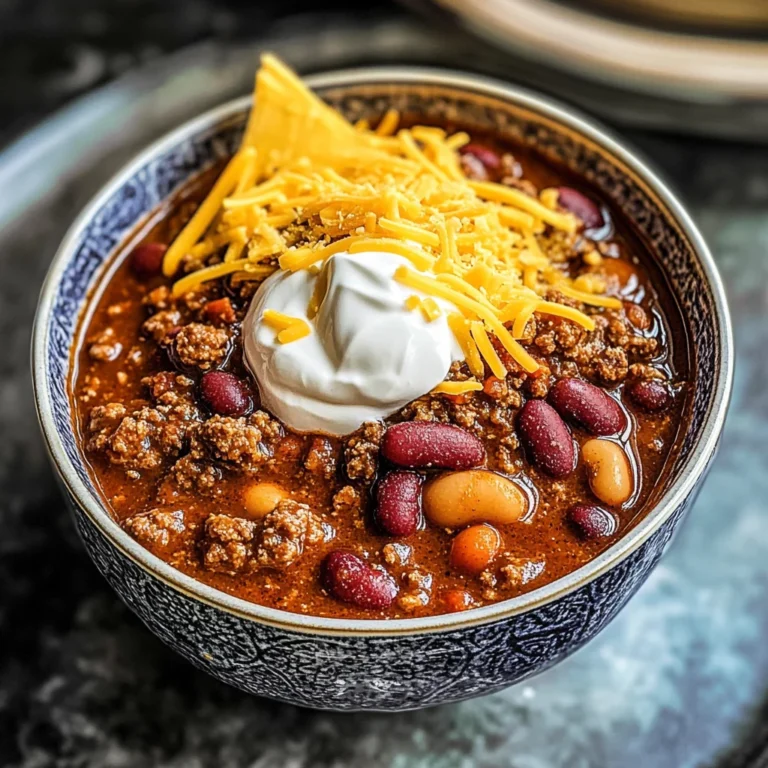Easy Homemade Chili
