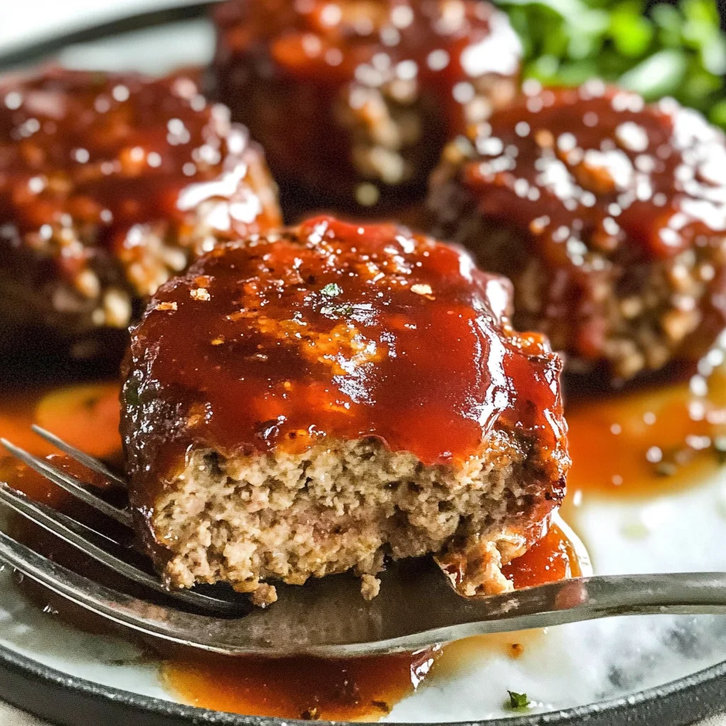 Easy Mini Meatloaf - With Ground Turkey