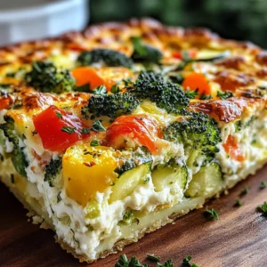 High-Protein Cottage Cheese Veggie Bake