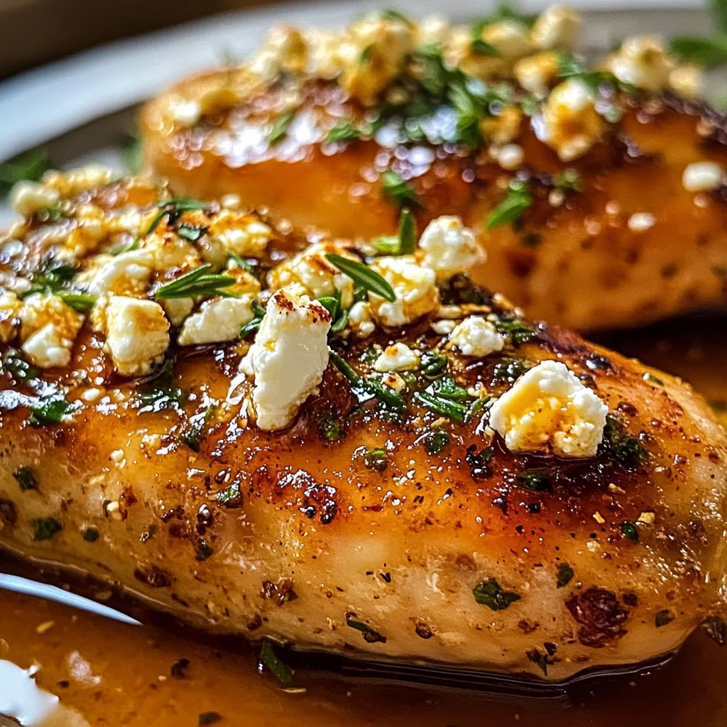 Hot Honey Infused Feta Chicken