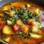 Irresistible Roasted Veggie Soup