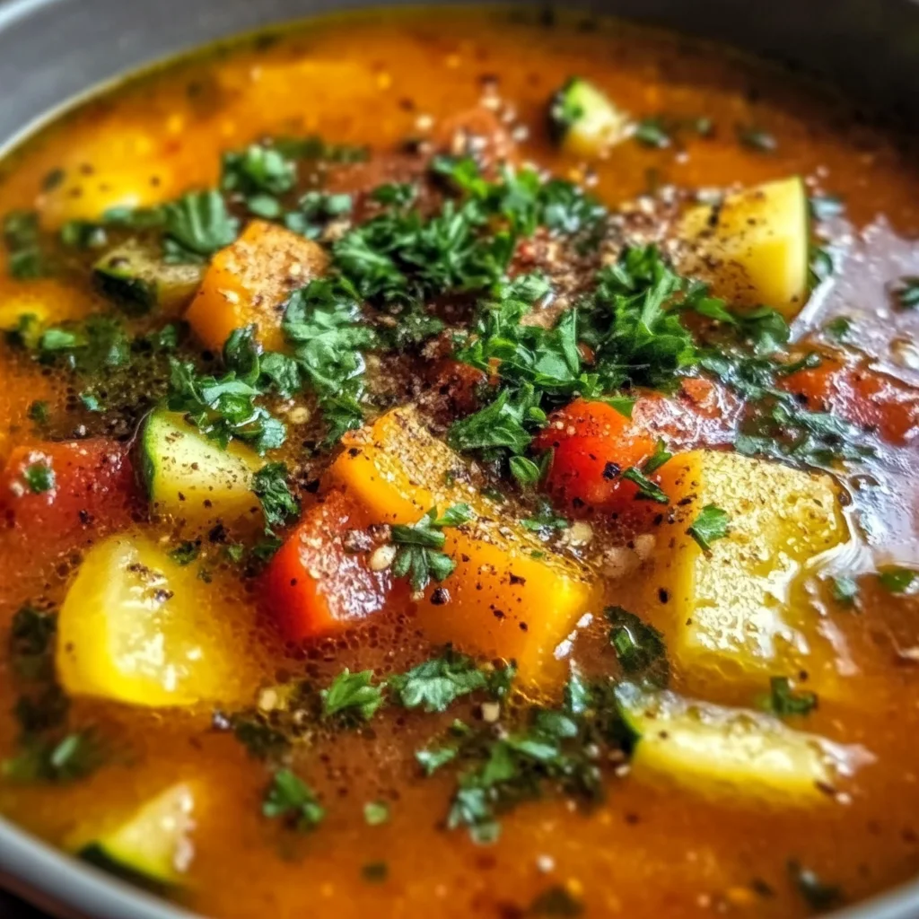 Irresistible Roasted Veggie Soup