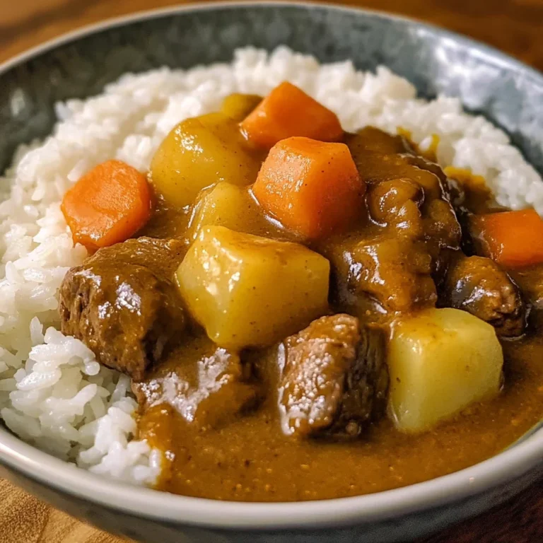 Japanese Curry on Rice
