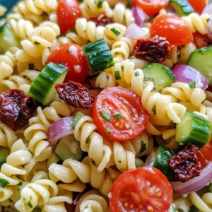 Overnight Pasta Salad (the BEST Pasta Salad EVER)