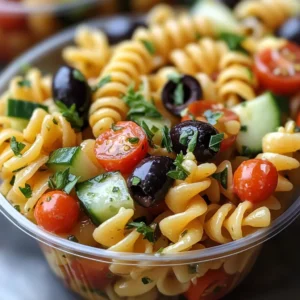 Pasta Salad Cups Recipe