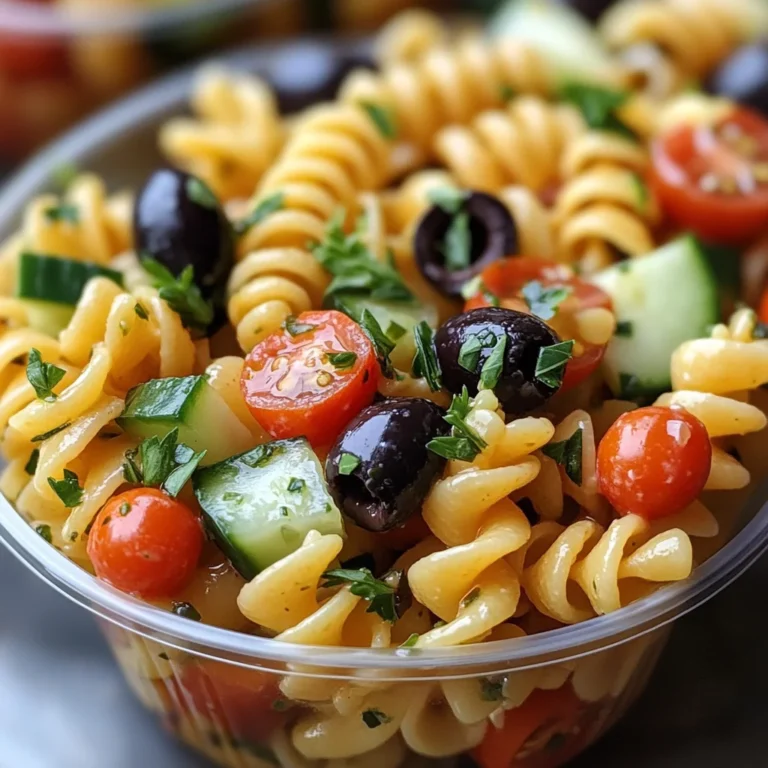 Pasta Salad Cups Recipe