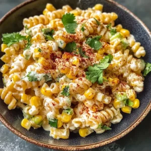 Perfect Mexican Street Corn Pasta Salad - homefoodkitchen