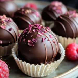 Raspberry Chocolate Truffles