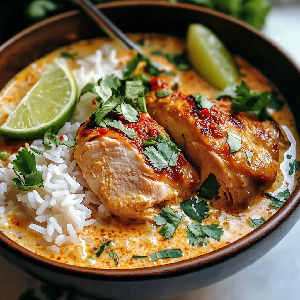 Savory Coconut Chicken Brothy Rice for Cozy Nights