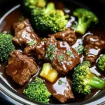 Savory Crock Pot Beef and Broccoli - Alrightwithme