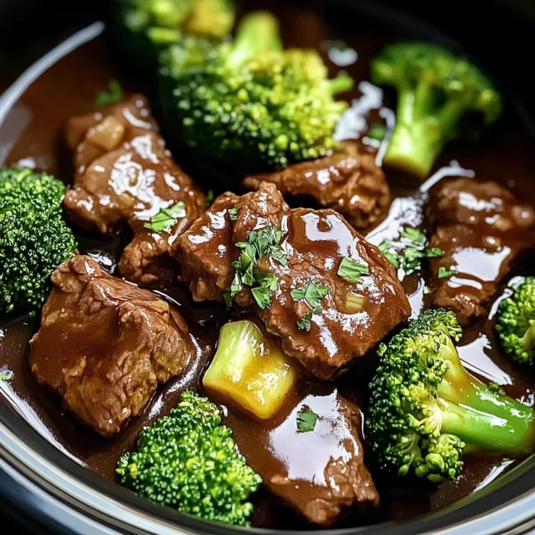 Savory Crock Pot Beef and Broccoli - Alrightwithme