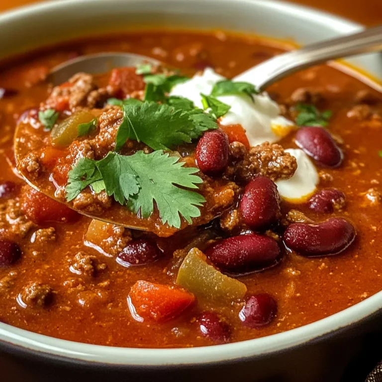 Slow Cooker Chili Recipe