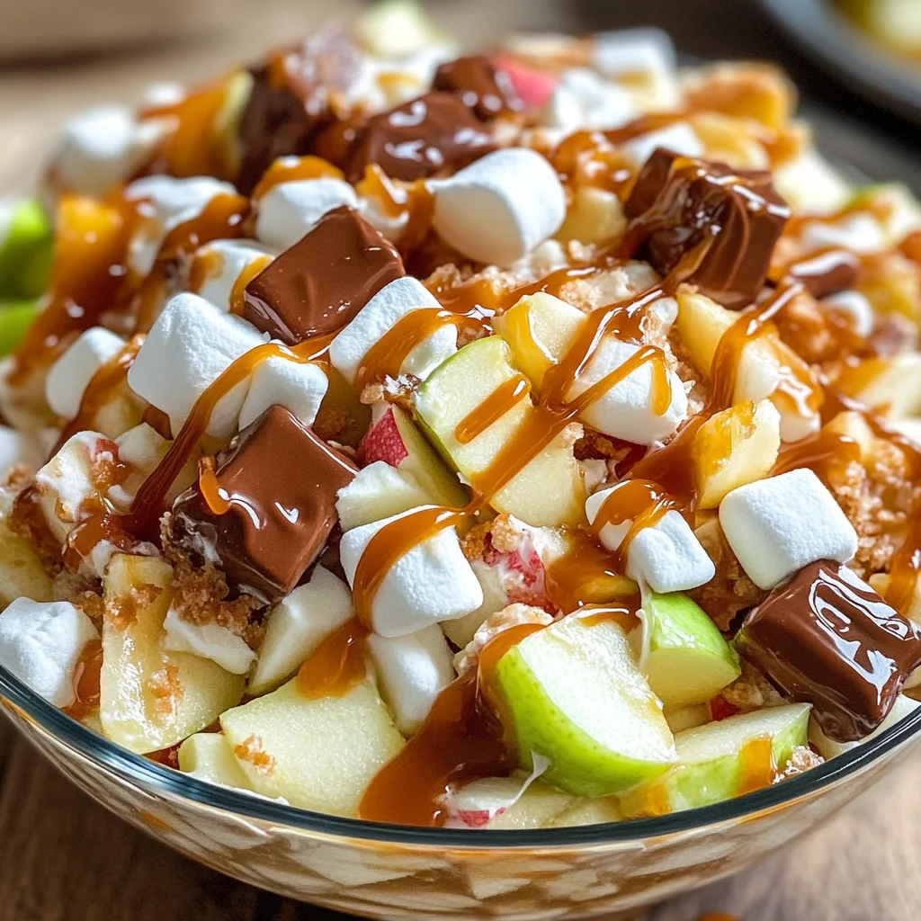 Snickers Caramel Apple Salad