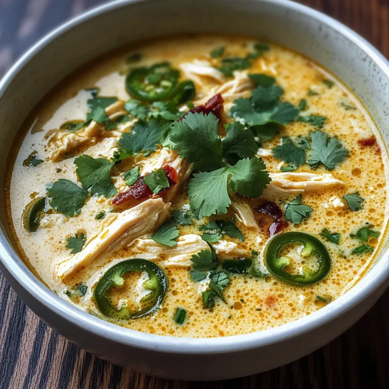Spicy Jalapeño Popper Chicken Soup