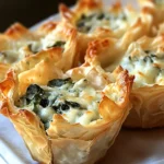 Spinach and Artichoke Dip Cups