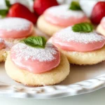 Strawberry Lemonade Melt Away Cookies