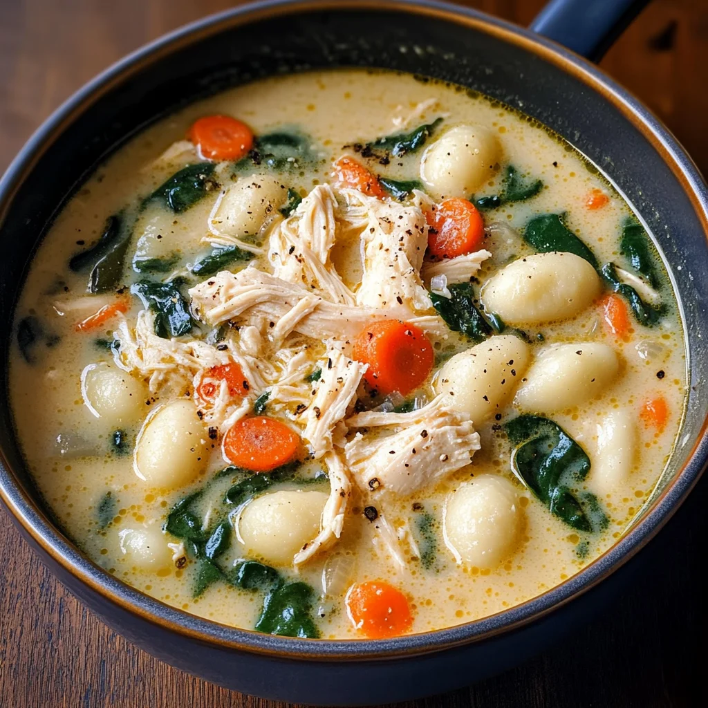 Tasty Rotisserie Chicken Gnocchi Soup
