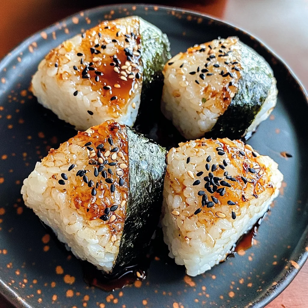 Yaki Onigiri (Grilled Rice Balls)