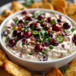 cranberry jalapeno cream cheese dip