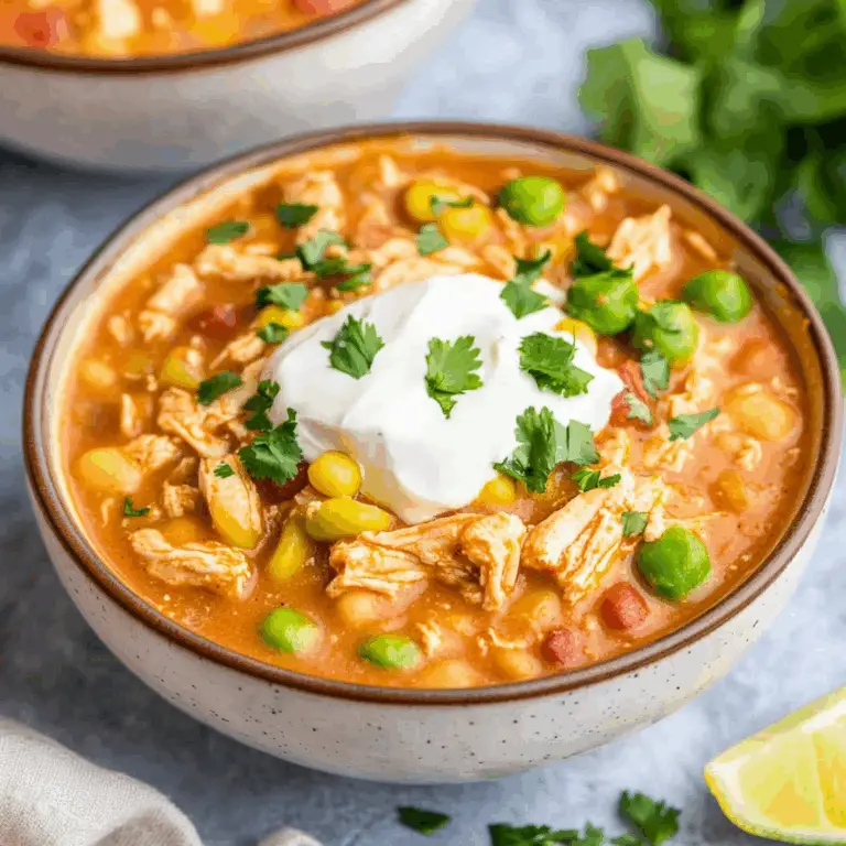 Crockpot Buffalo Chicken Chili