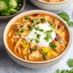Crockpot Buffalo Chicken Chili