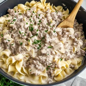 30-Minute Ground Beef Stroganoff