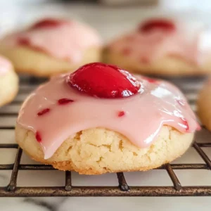 Almond Cherry Cookies