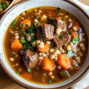 Beef Barley Soup