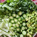 Big Green Salad With Green Dressing