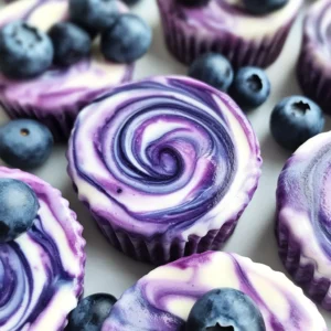 Blueberry Swirl Yogurt Bites