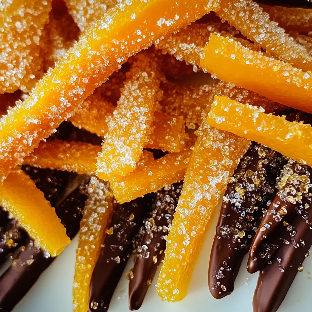 Candied Orange Peels (Chocolate Dipped!)