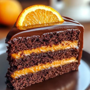Chocolate Orange Layer Cake with Ganache: A Delightful Recipe!