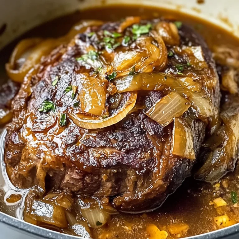 Comforting French Onion Pot Roast - theamazingfood