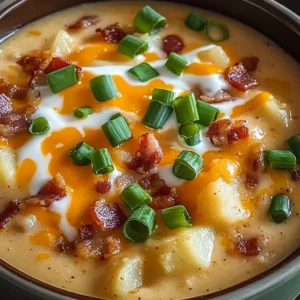 Comforting Loaded Baked Potato Soup