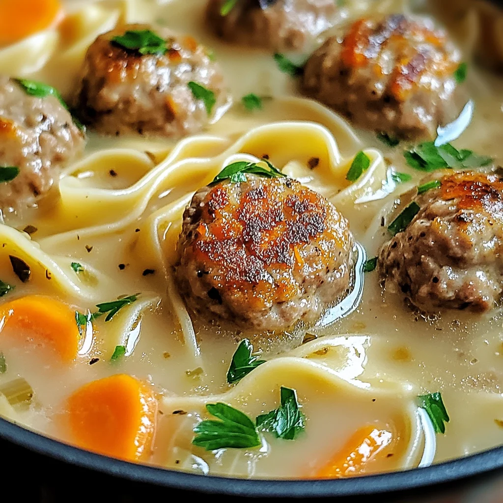 Cozy Swedish Meatball Soup Recipe