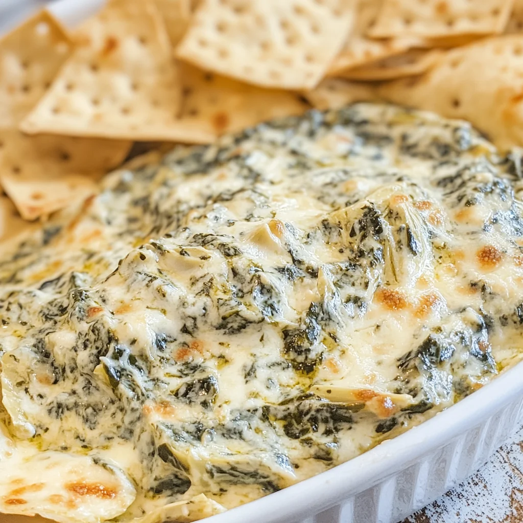 Crockpot Spinach Artichoke Dip