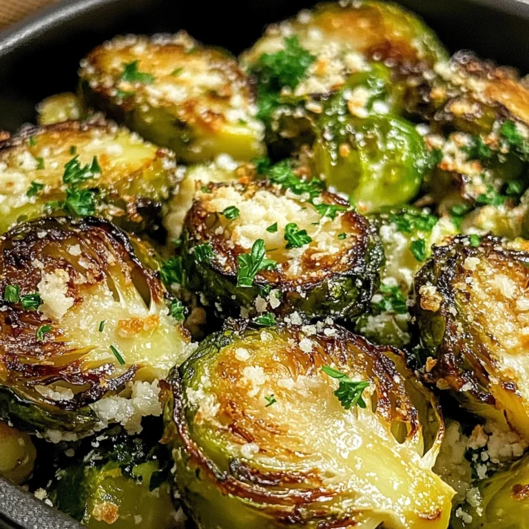 Delicious Garlic Butter Roasted Brussels Sprouts: A Flavorful Side Dish Recipe