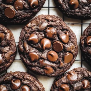 Easy Chocolate Chocolate Chip Cookies