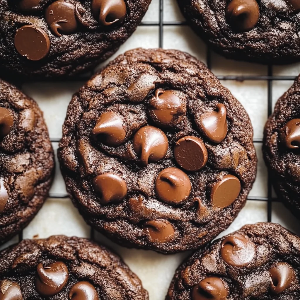 Easy Chocolate Chocolate Chip Cookies