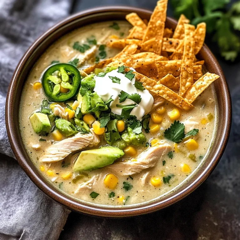 Flavorful Crockpot White Chicken Chili Soup
