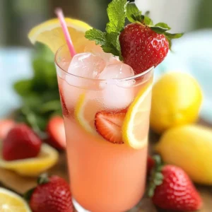 Homemade Strawberry Lemonade