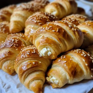 Kiflice Sa Sirom/ Feta Cheese Cresent Rolls