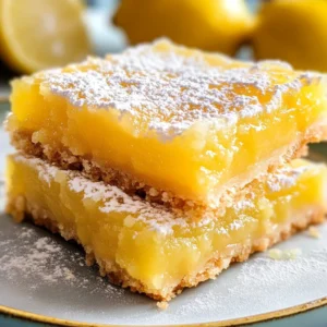 Lemon Bars (with Shortbread Crust!)