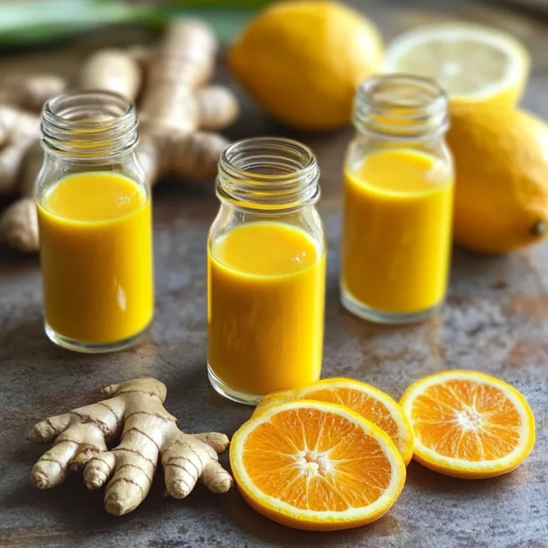 Lemon Ginger Turmeric Shot