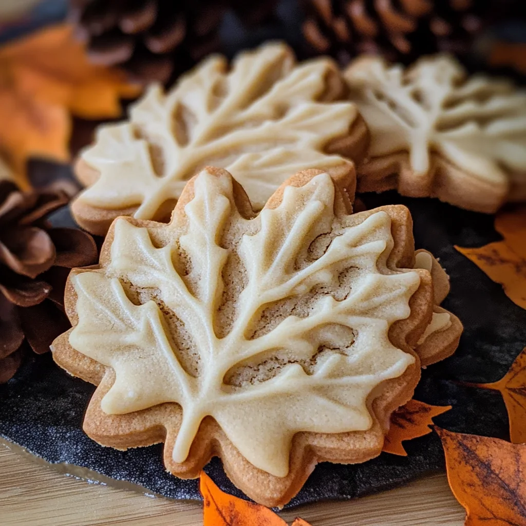 Maple Leaf Cream Cookies